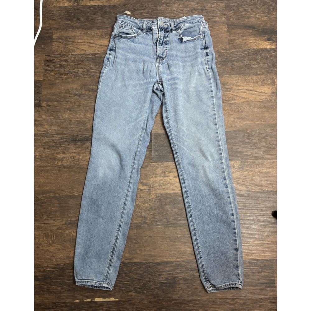 Old Navy Size 4 Rockstar Super Skinny Jeans High Rise Light Wash